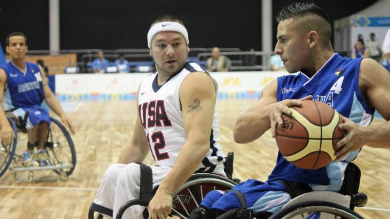 Wheelchair Basketball match - Colombia vs USA
