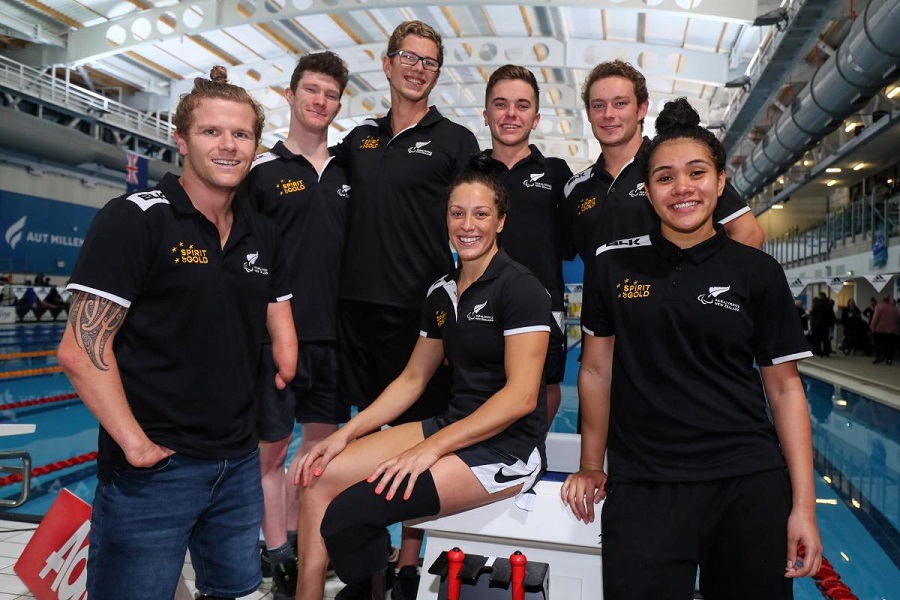 New Zealand swimming team