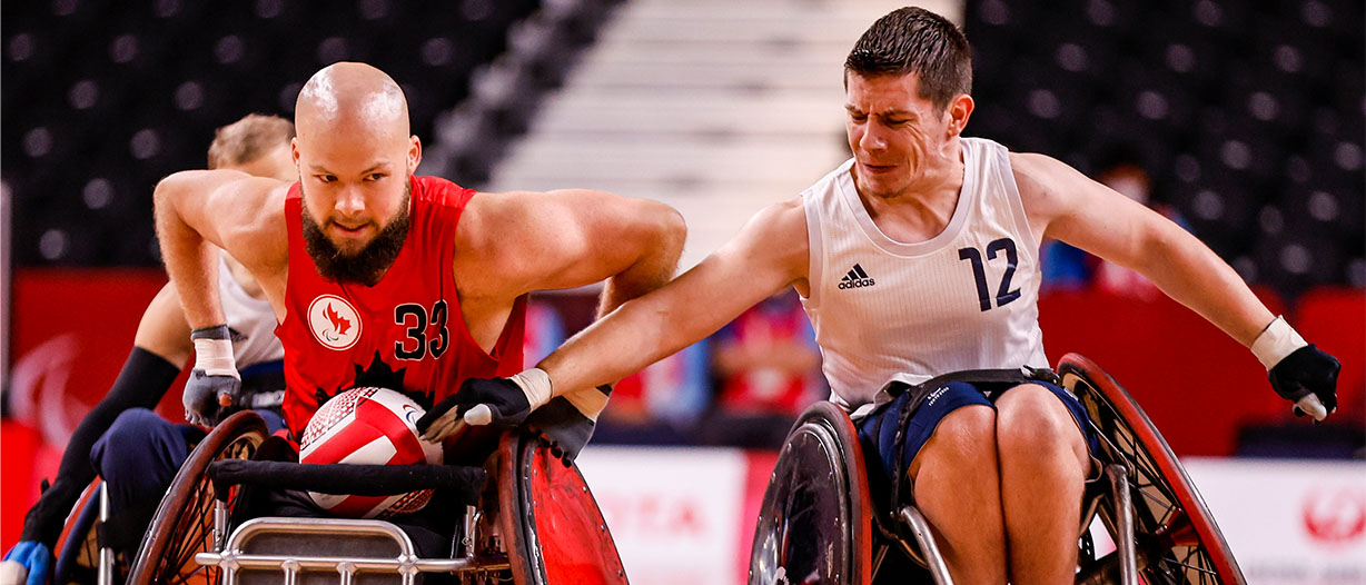 Wheelchair rugby star Madell shares his golden secret