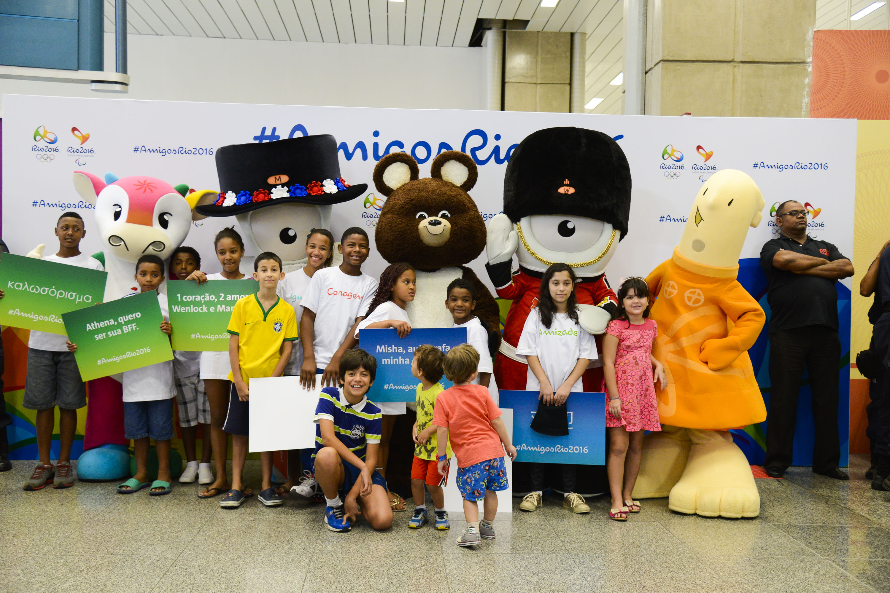 Mascots Arrive In Rio Ahead Of Monday S Launch