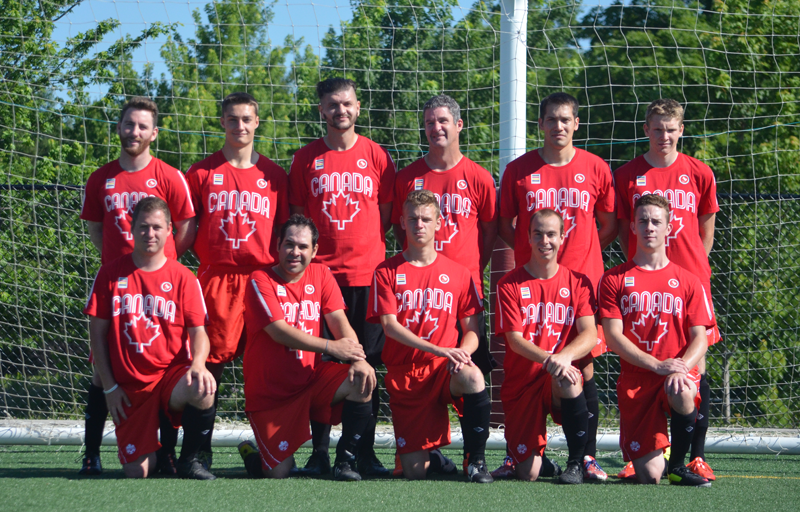 Group picture of a football team