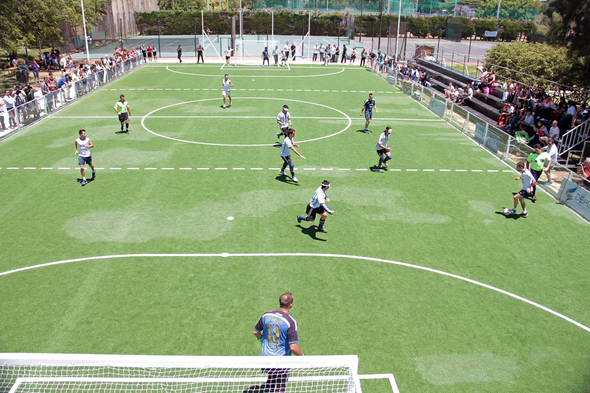An official blind football field was inaugurated in Argentina.