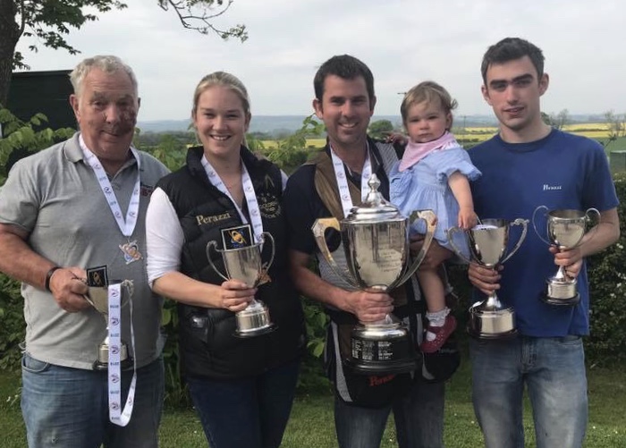 Great Britain's Steve Ling (far left) will be aiming to add his family's shooting successes at Lonato 2018.