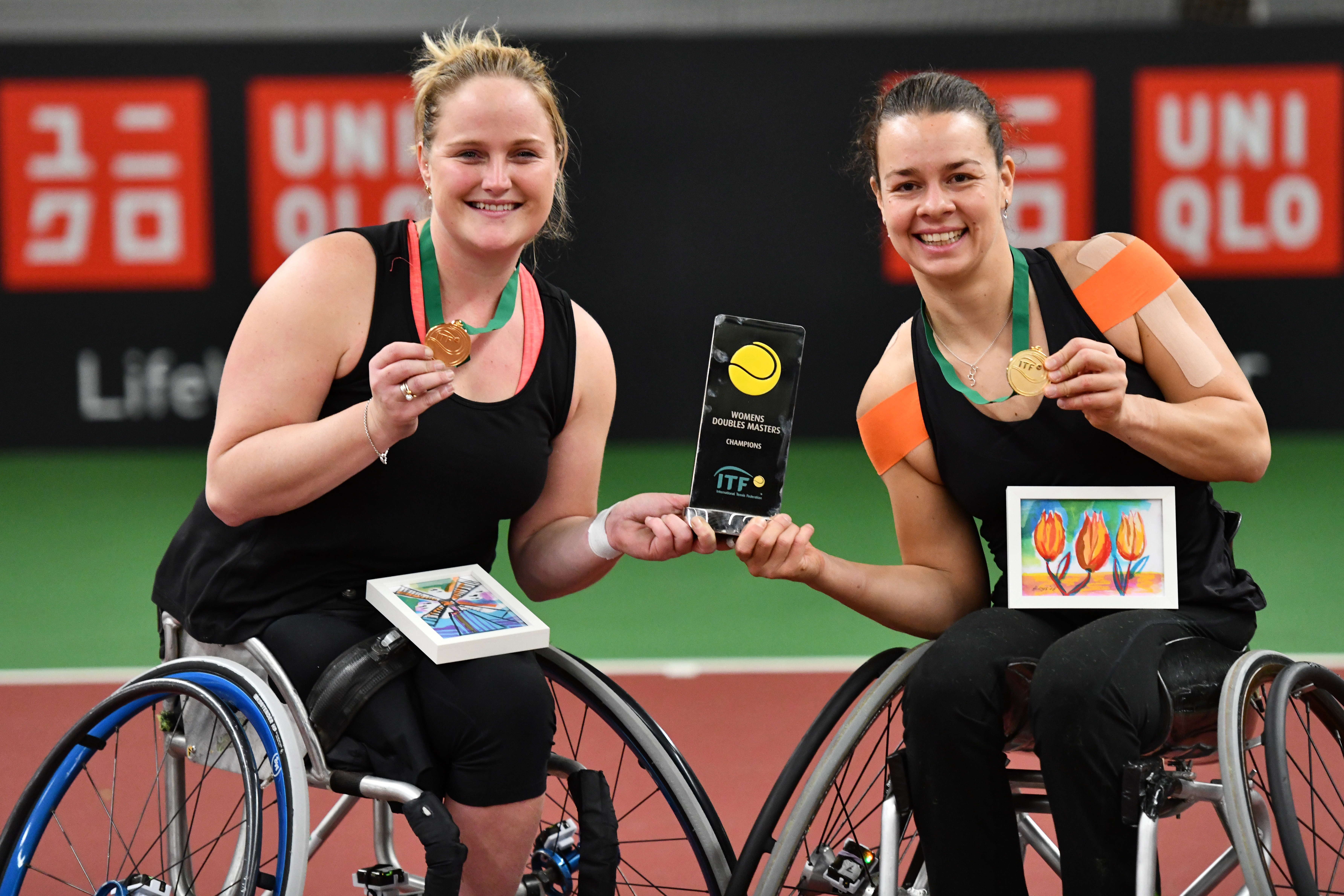 Marjolein Buis and Aniek van Koot won the 2018 Doubles Masters title on home soil in Netherlands