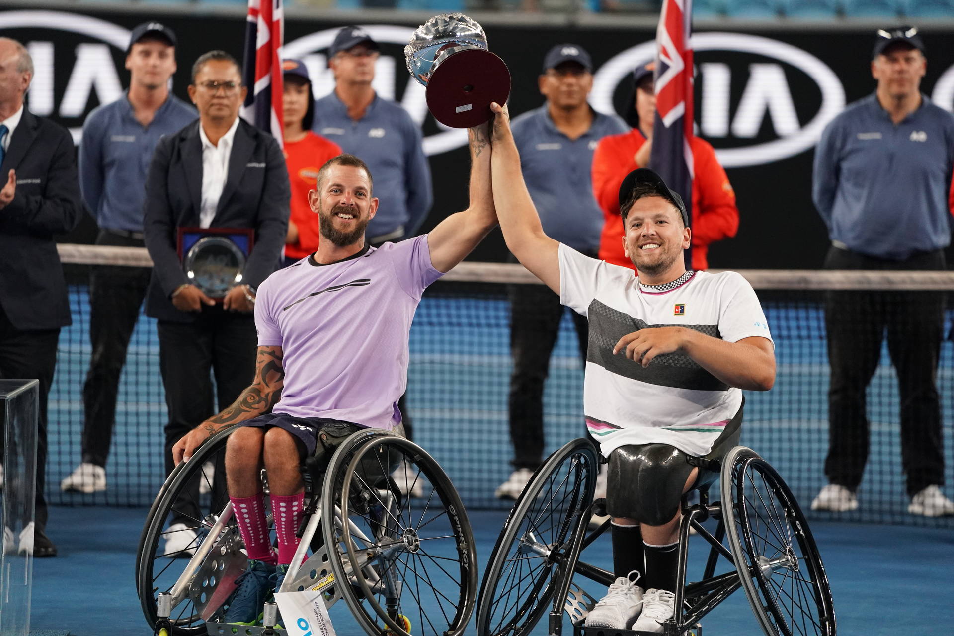 Australian Open 2019 Dylan Alcott Wins Quad Doubles Title International Paralympic Committee