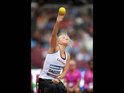 Diana Dadzite | Gold – Women’s Shot Put F55 Final | London 2017 World Para Athletics Championships