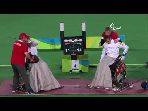 Day 6 evening | Wheelchair Fencing highlights | Rio 2016 Paralympic Games