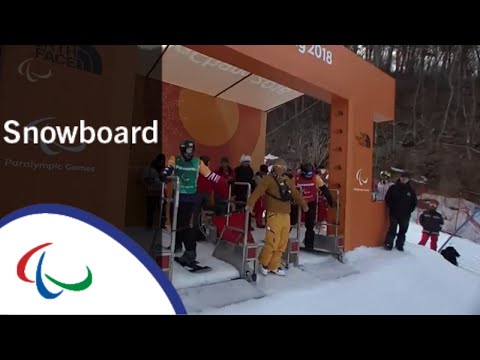 Matti SUUR-HAMARI VS. Keith GABEL| Snowboard cross|  Final| PyeongChang2018 Paralympics