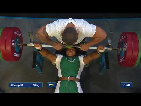 Folashade Oluwafemiayo (NGR) | GOLD & WR | women's up to 86kg | Nur Sultan 2019 WPPO Championships