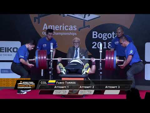 Fabio Torres | Colombia | Men's up to 97kg | WPPO Americas Champs | Bogota 2018
