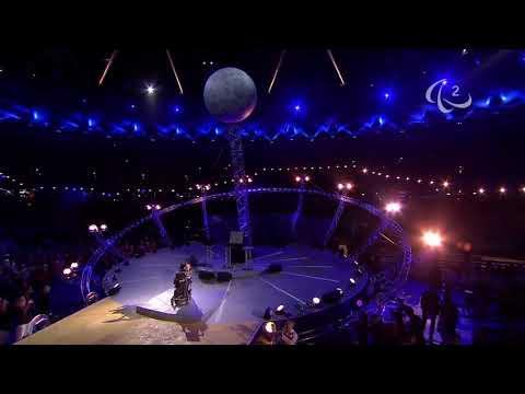 Stephen Hawking speaks at London 2012 Paralympic Games Opening Ceremony