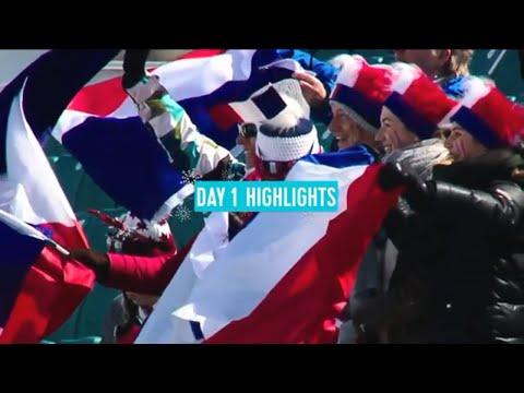 Day One Highlights | All the Action from PyeongChang 2018