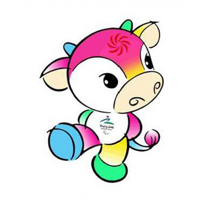 An image of the Paralympic mascot of the Beijing 2008 Games