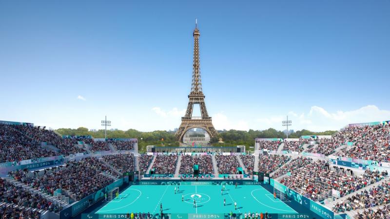 Eiffel Tower Stadium, blind football venue Paris 2024