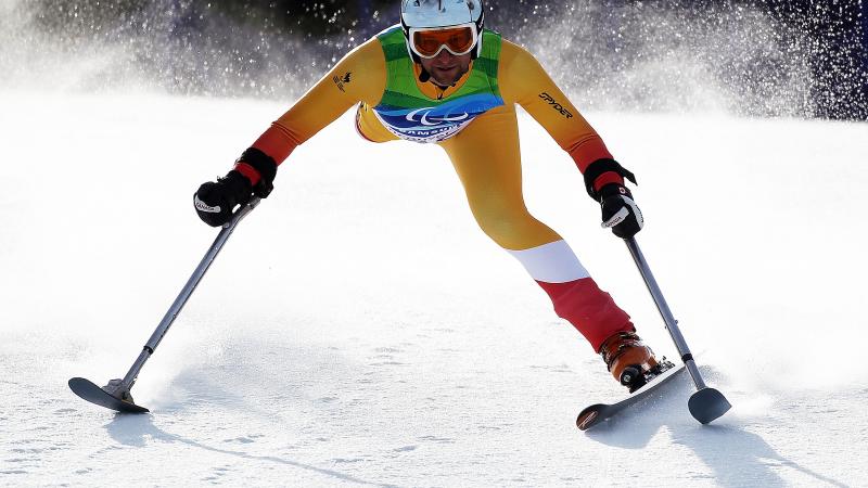 Matt Hallat (CAN) in action at the 2010 Vancouver Games