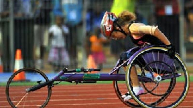 Kristy Pond competing at the 2011 Arafura Games