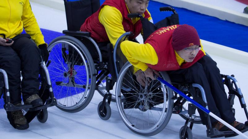 China wheelchair curling team