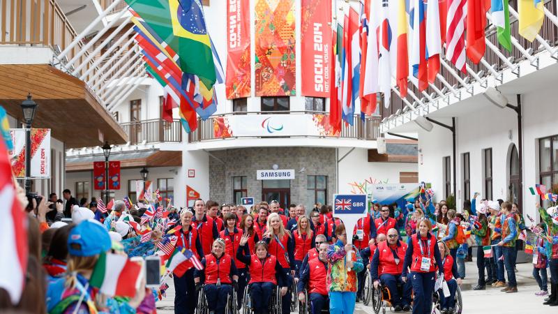 Great Britain Sochi 2014 welcome ceremony