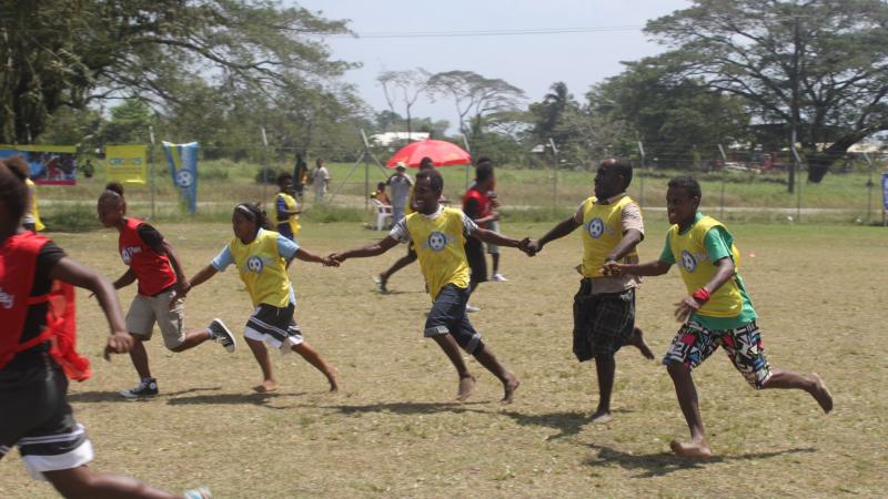 Kids playing