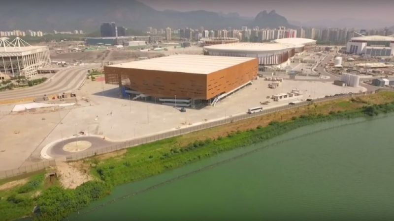 Aerial view of Olympic Park