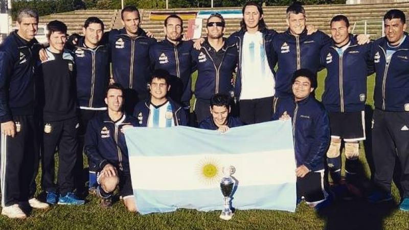 Argentinian football 5-a-side team 