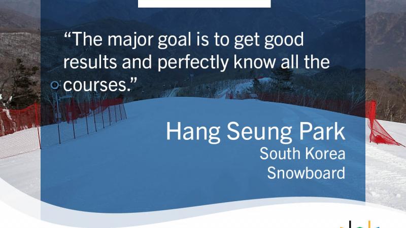 PyeongChang 2018 - #500DaysToGo - Hang Seung Park