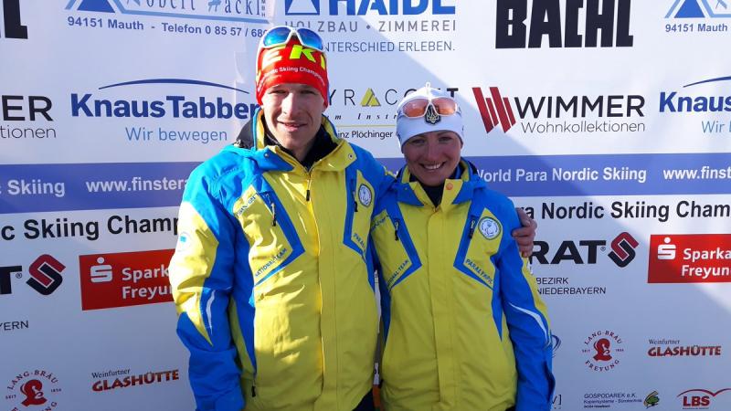 Ukraine's Paralympic champions Oleksandra Kononova and Grygorii Vovchynskyi married in 2011. Both are competing at the 2017 World Para Nordic Skiing Championships in Finsterau, Germany.
