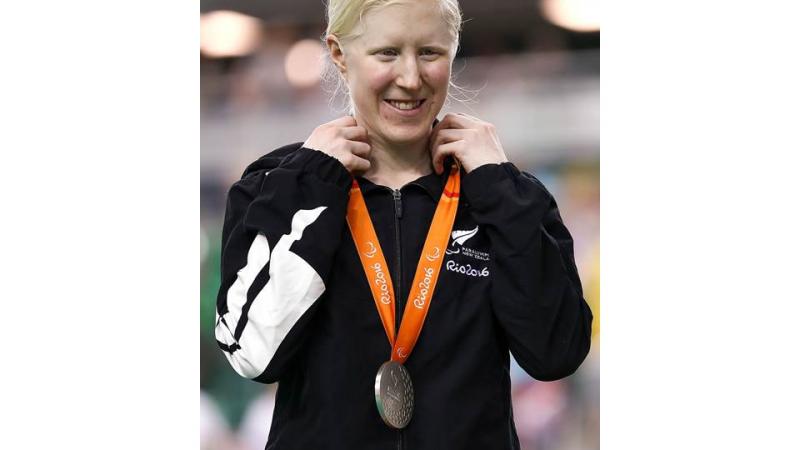 Paralympian Emma Foy, silver and bronze medallist at the Rio 2016 Paralympic Games.