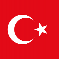 Turkey flag square