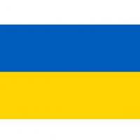 Ukraine flag square