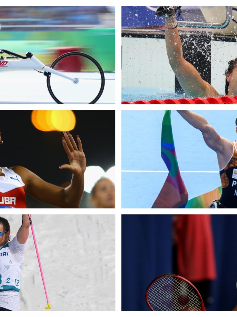 Photos of the six Para athletes nominated for the Sportsperson of the Year with a Disability Award