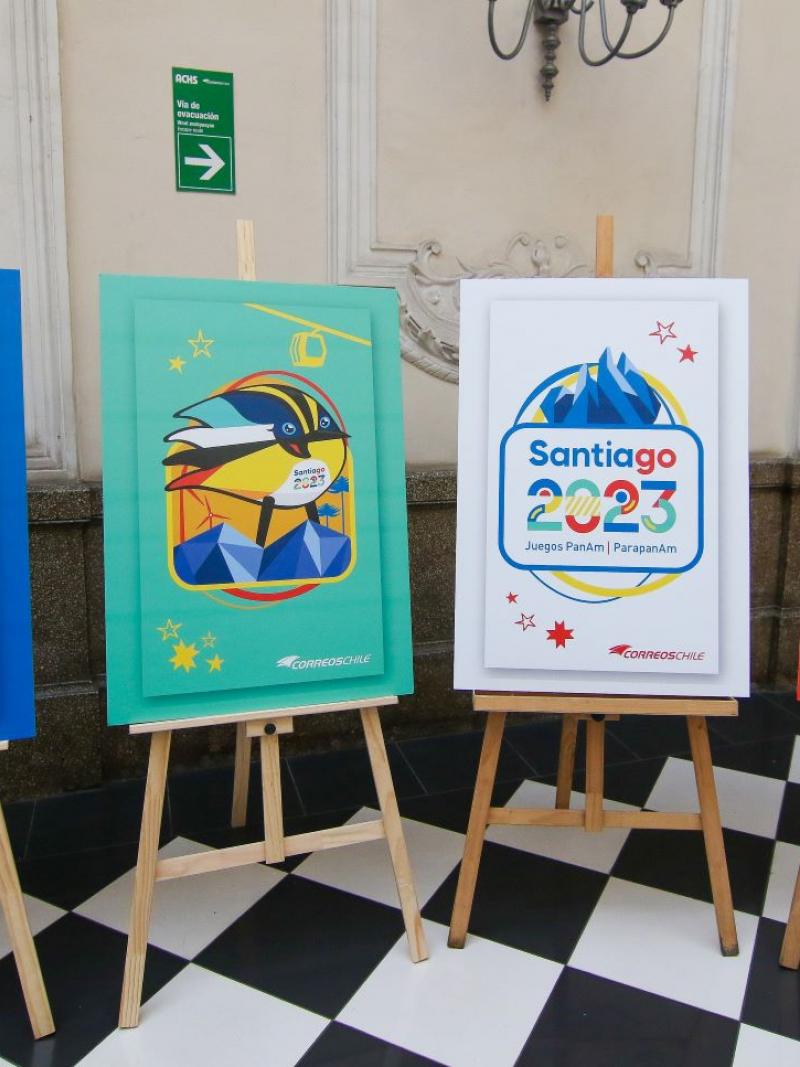 Correos de Chile created stamps specifically for the Pan American and Parapan American games.