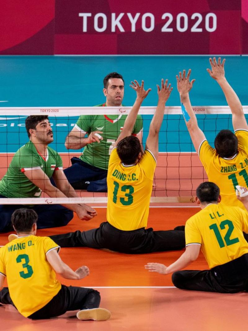 Two sitting volleyball teams compete at Tokyo 2020