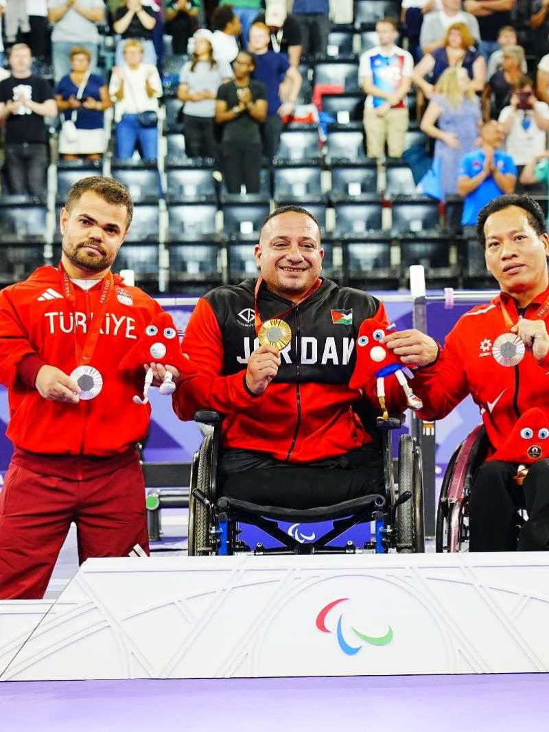 Medallists on the podium