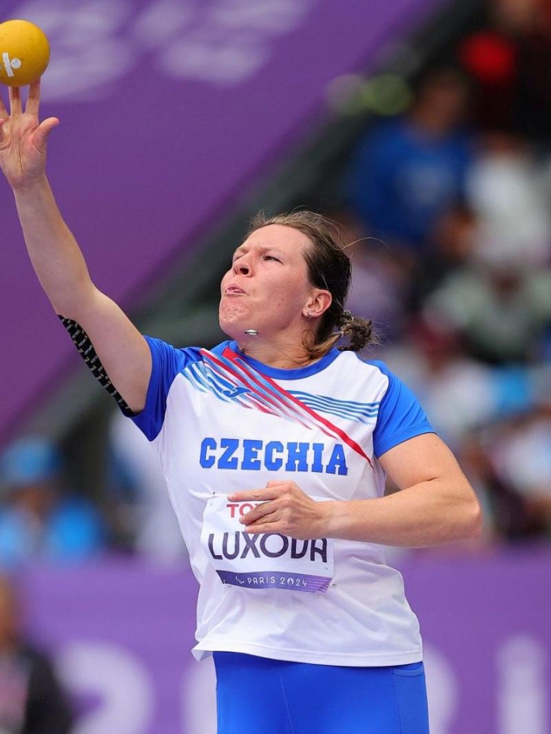 An athlete in action