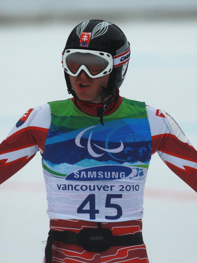 Jakub Krako celebrating