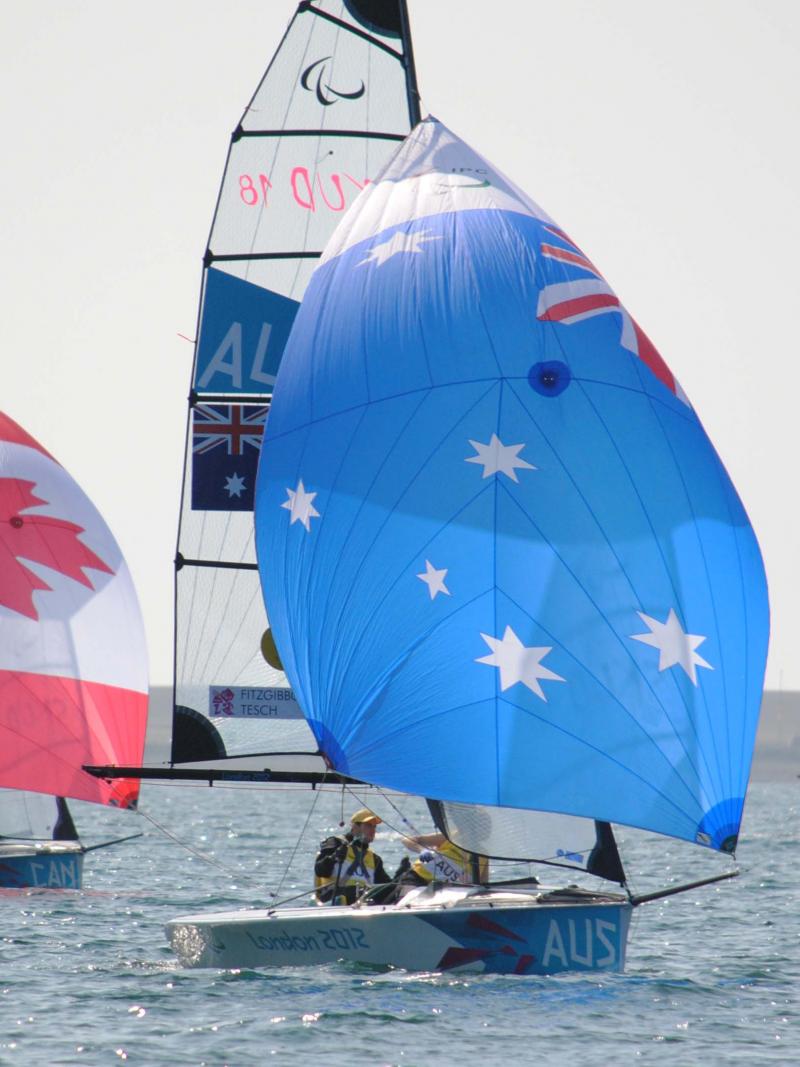 Australia’s Dan Fitzgibbon and Liesl Tesch