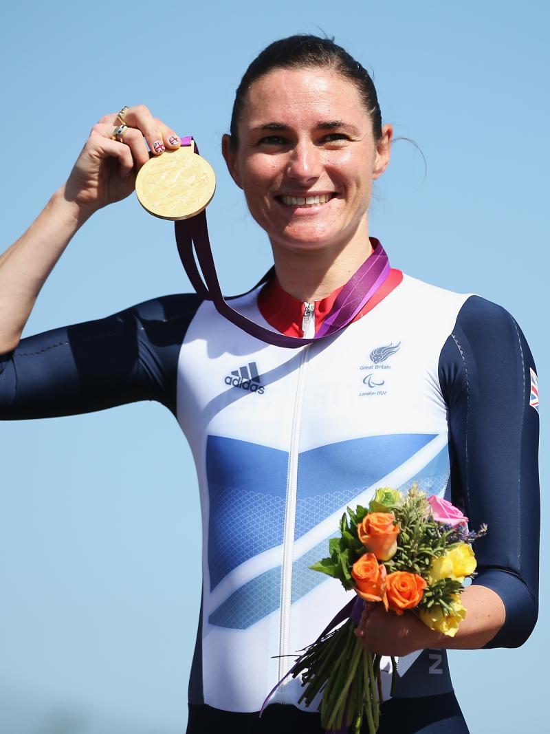 Sarah Storey wins third London 2012 gold
