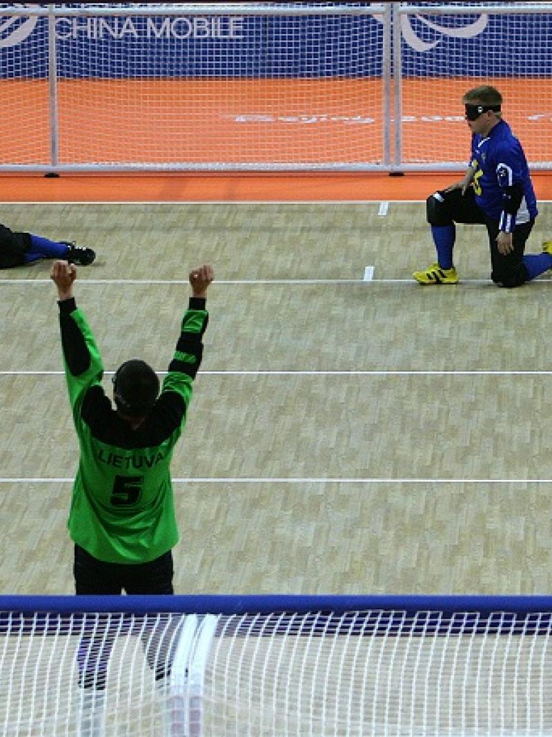 Lithuania goalball men's team - Beijing 2008