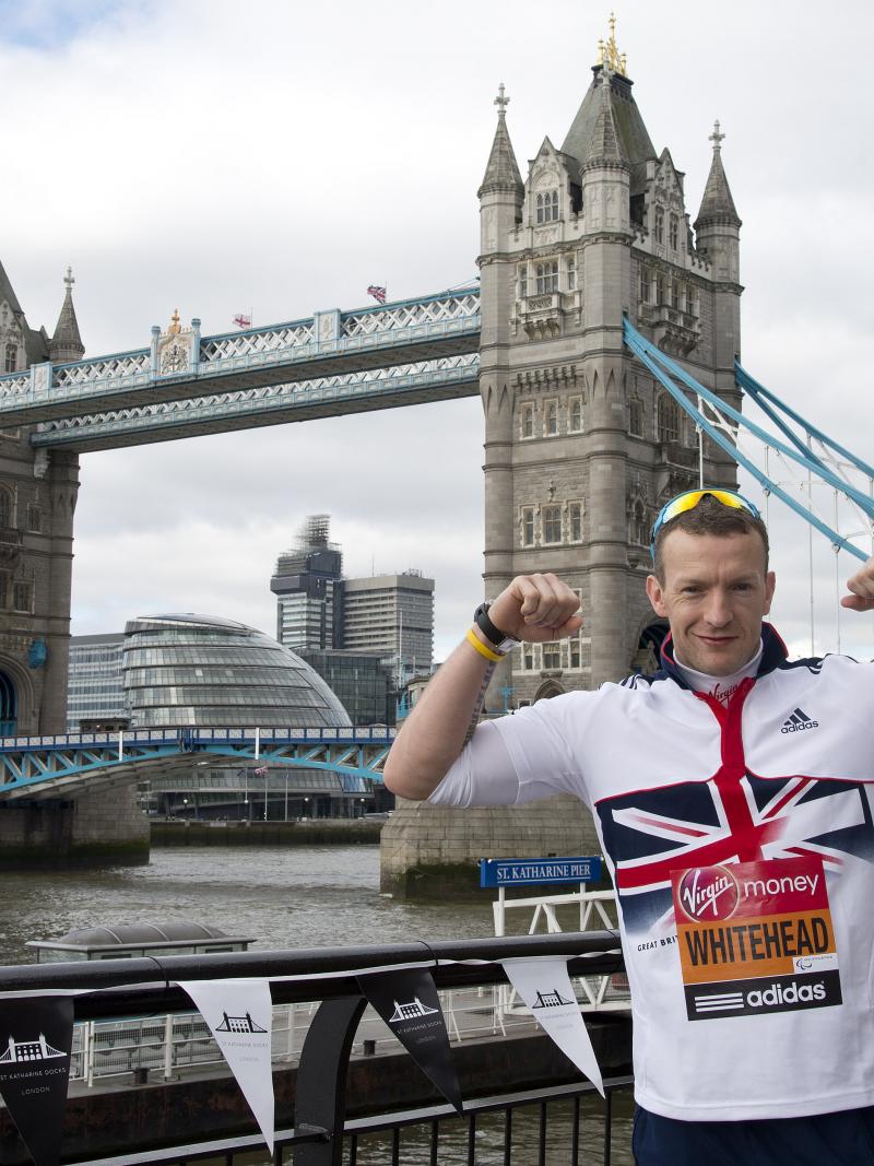 Great Britain's Paralympic champion Richard Whitehead