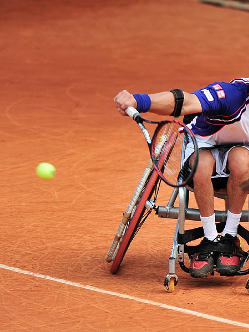 Japanese wheelchair tennis player Shingo Kunieda