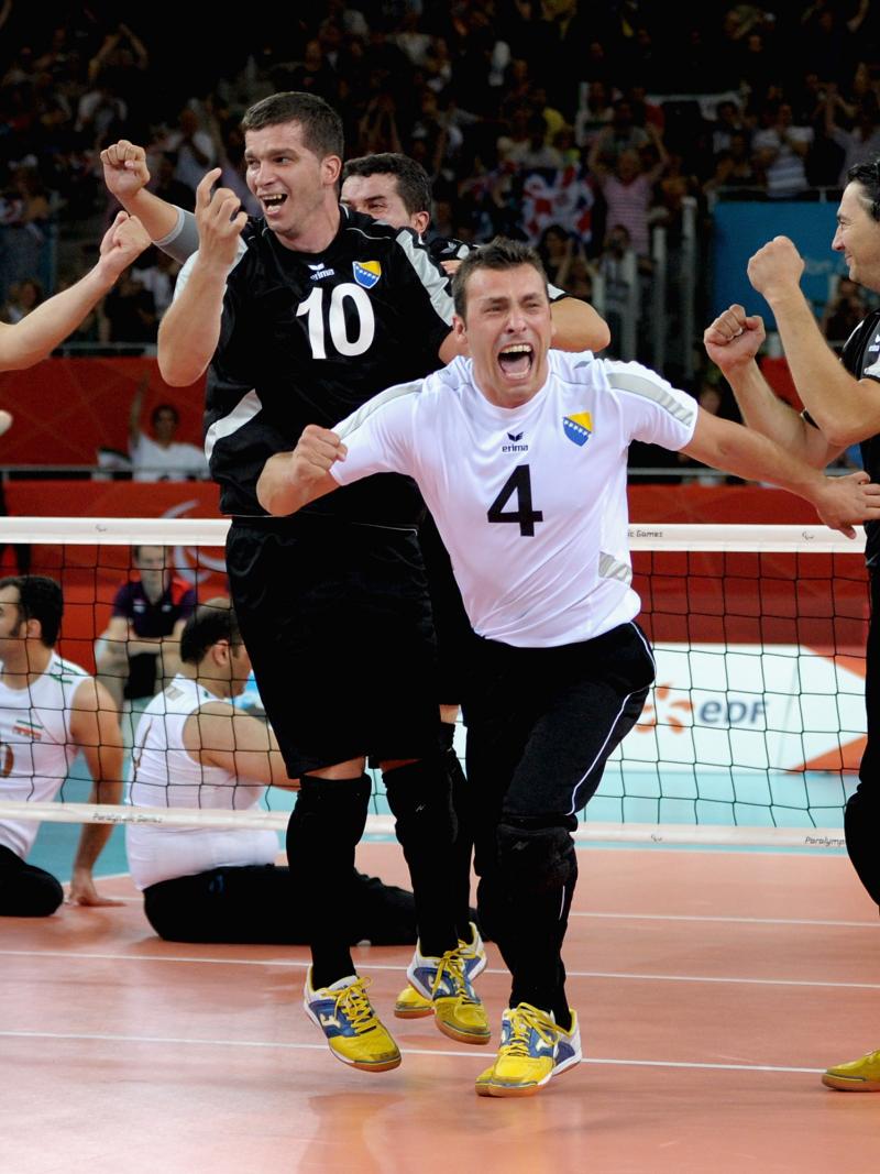 Bosnia's men's sitting volleyball team