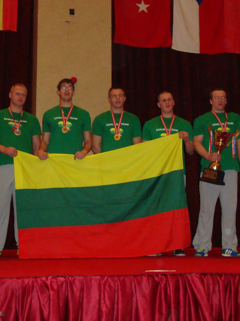 Lithuania's men's goalball team