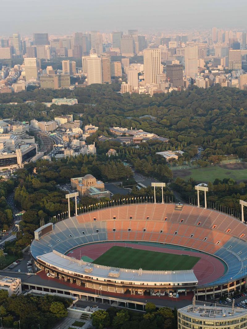 Tokyo aerial view