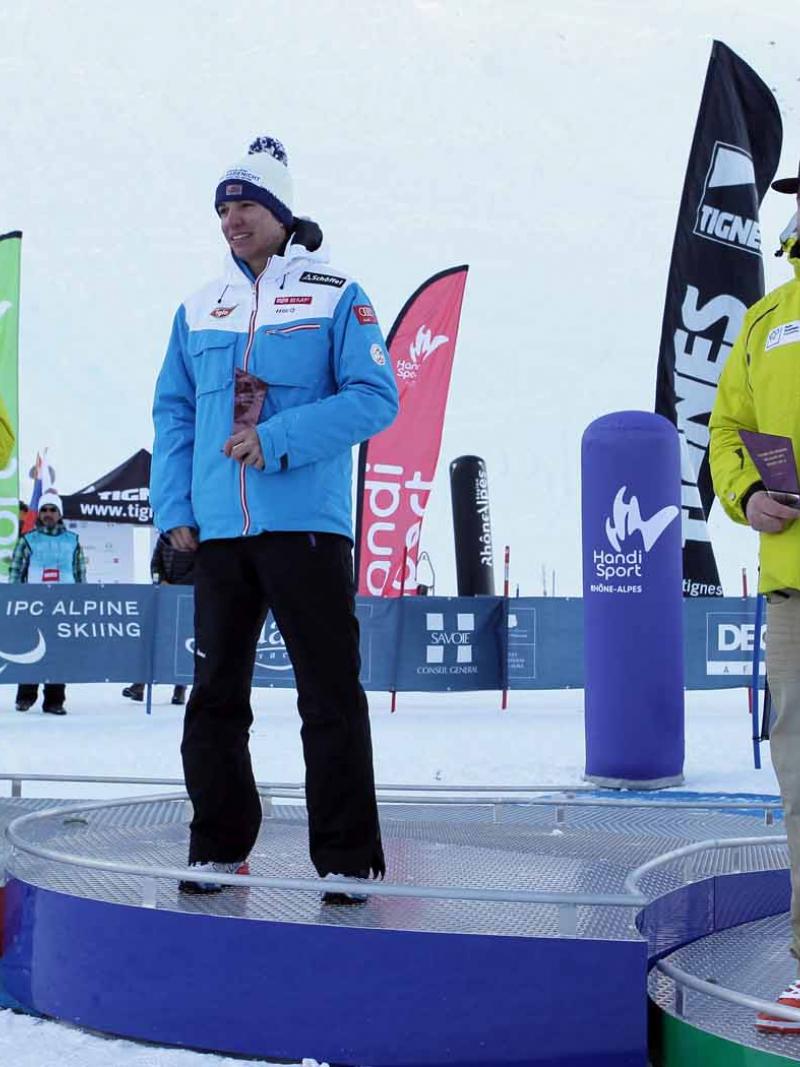 Salcher podium Tignes