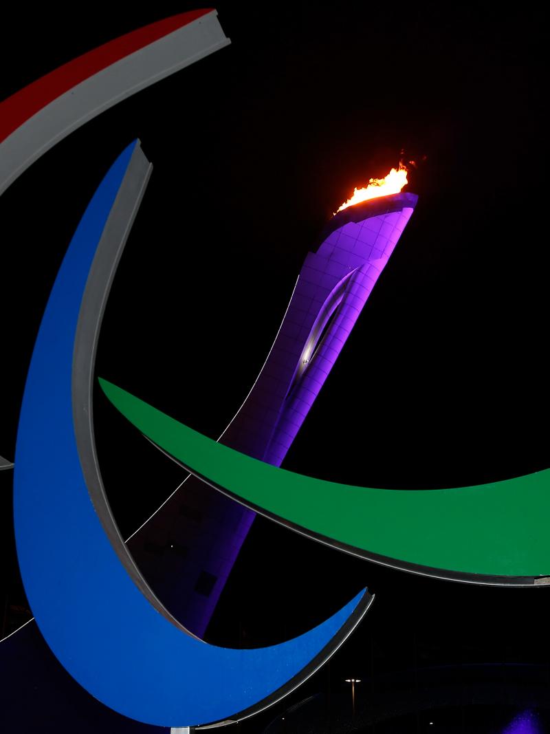 Agitos Paralympic Flame Sochi 2014