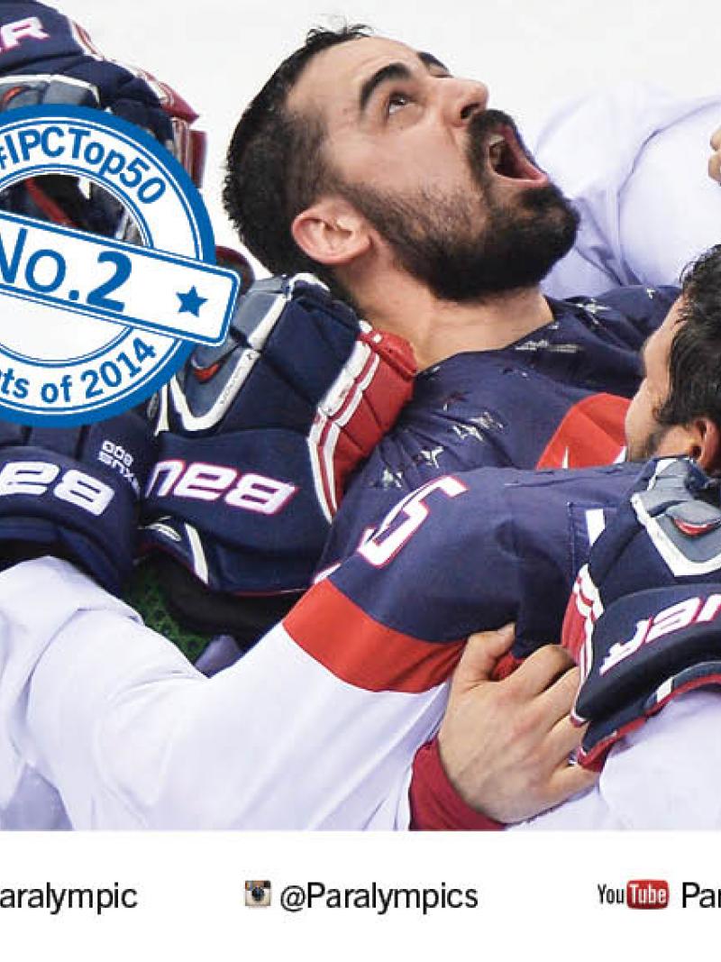 No. 2 NBC broadcast ice sledge hockey gold medal match