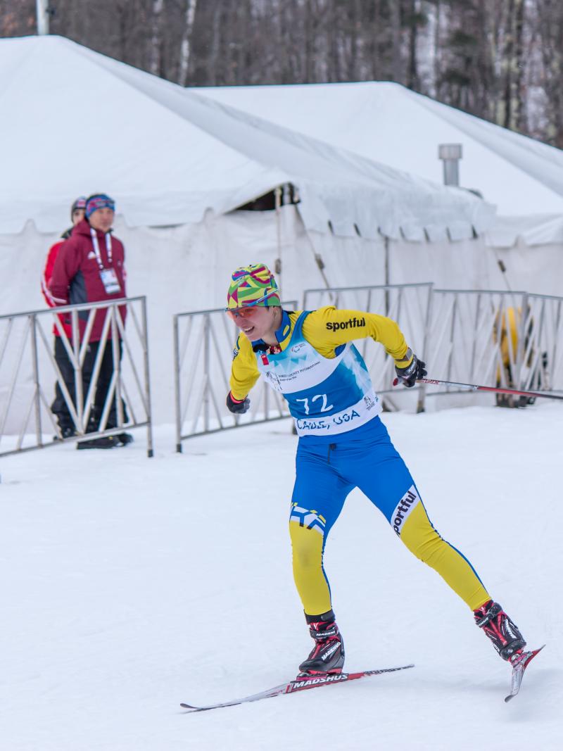 Ukraine's Oleksandra Kononova won golds in biathlon and cross-country at the Cable 2015 Nordic skiing Worlds.