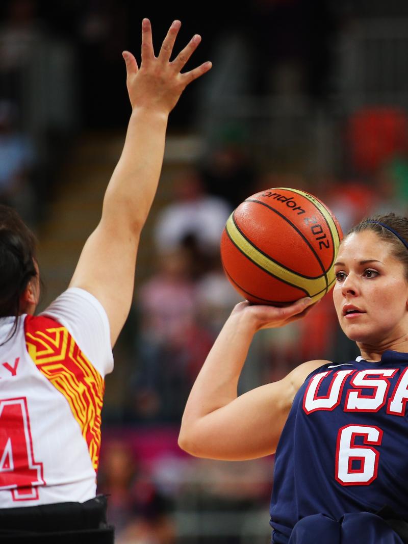 USA women's wheelchair basketball team