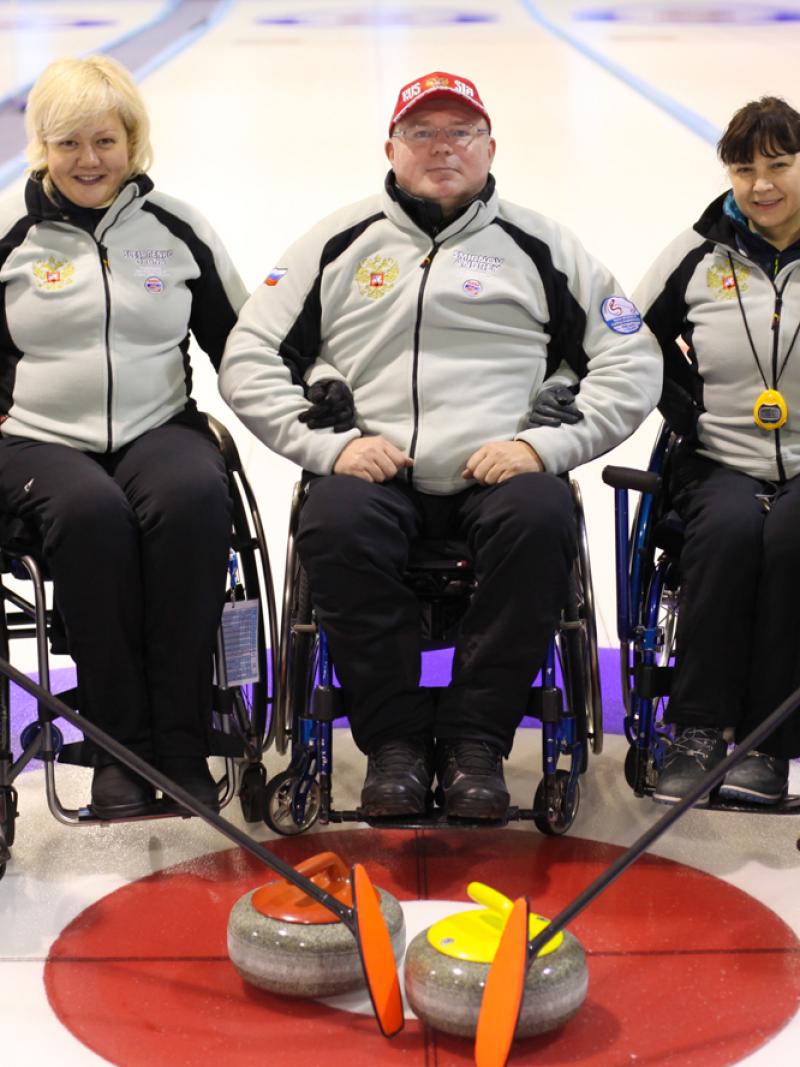 Russian team - Wheelchair Curling